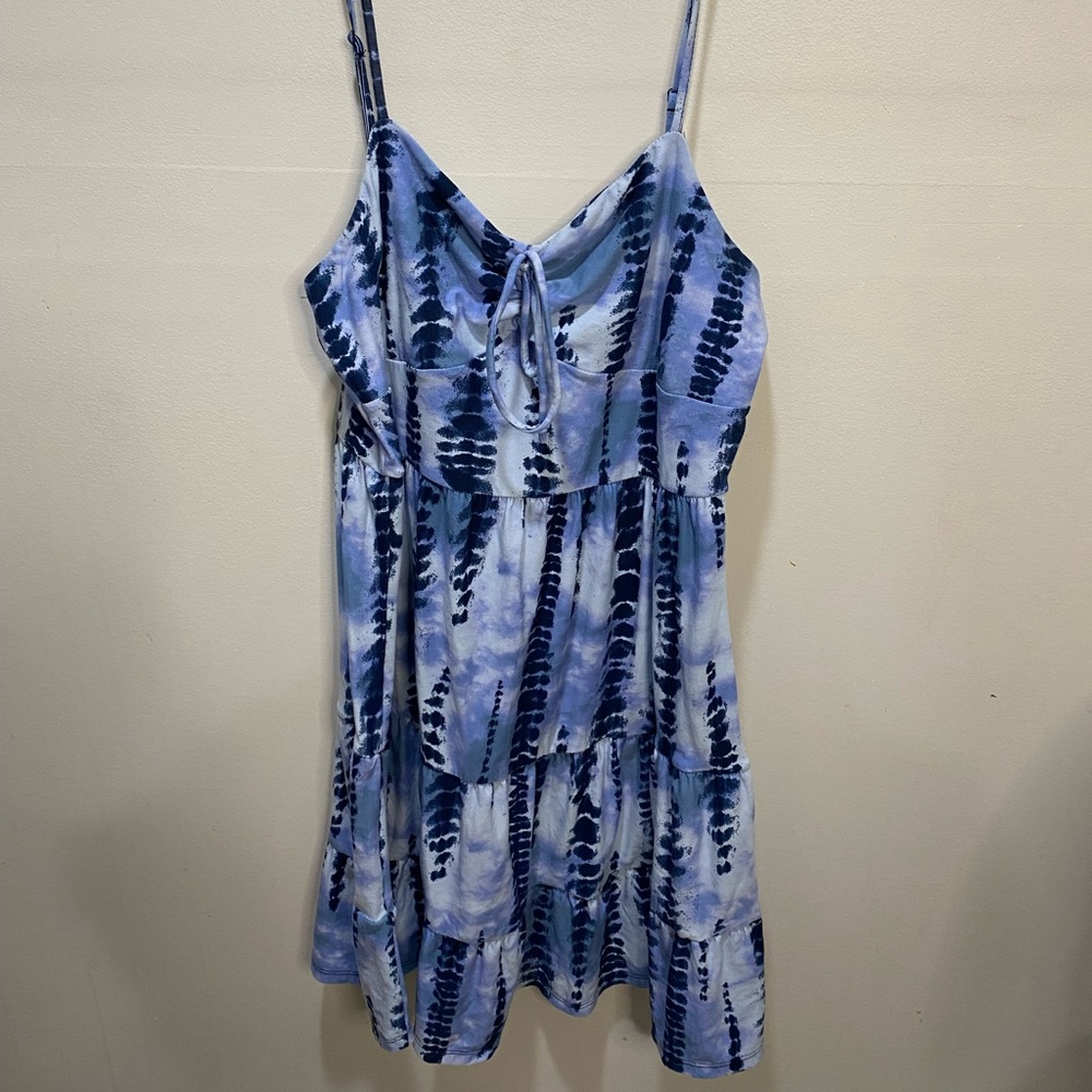 Size Large, Blue Spaghetti strap Dress